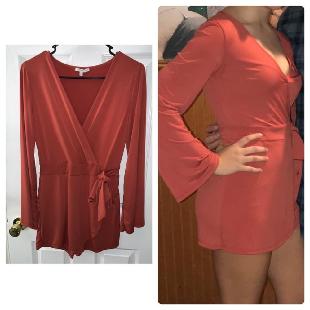 Charlotte Russe long sleeved romper